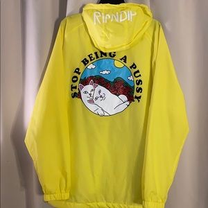 Yellow Rip N Dip Windbreaker